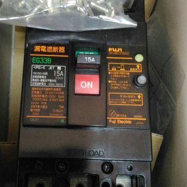 全新 日本 富士FUJI 漏電斷路器 EG33B 3P 15A 100-200-415V共用 30mA