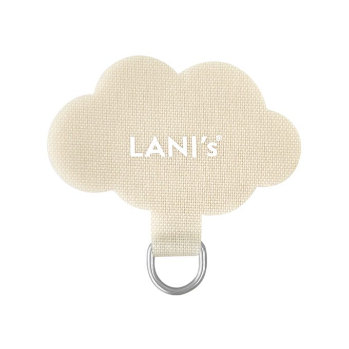 LANI's Air Card 雲朵 掛繩片 兩色 防拉布料 承重8kg 四邊包覆手機殼適用 手機掛繩片