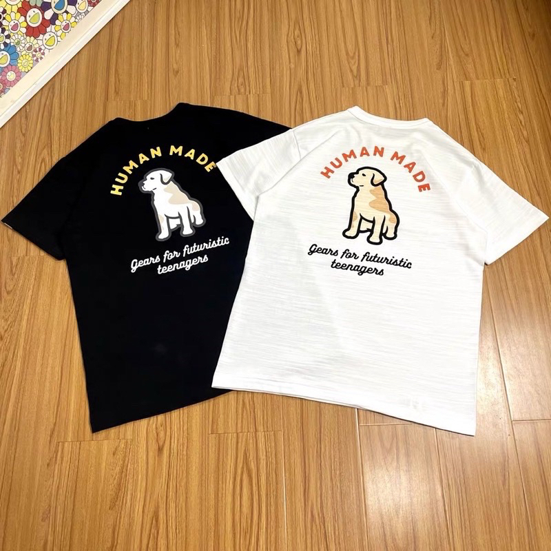 22Ss HUMAN MADE T-SHIRT 雙面小狗 拉布拉多 🐶  竹節棉 男女款 短袖 T恤 日本🇯🇵代購中