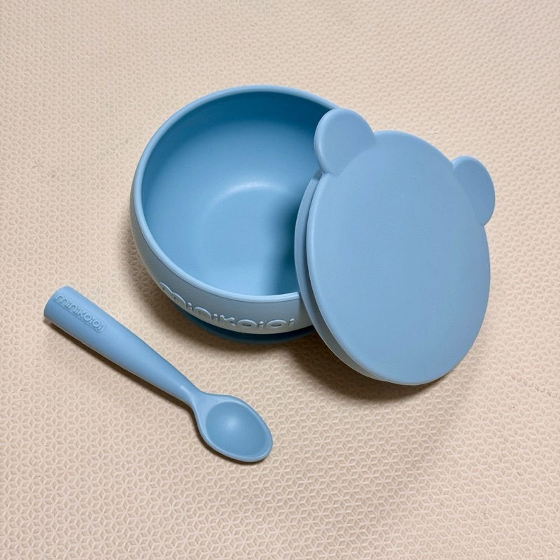 土耳其 Minikoioi 防滑矽膠吸盤碗 兒童餐具 學習餐具 餐碗 餐盤 副食品矽膠湯匙