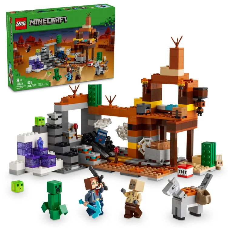【台南樂高 益同趣】LEGO 21263 荒地礦井 Minecraft® 創世神系列 麥塊