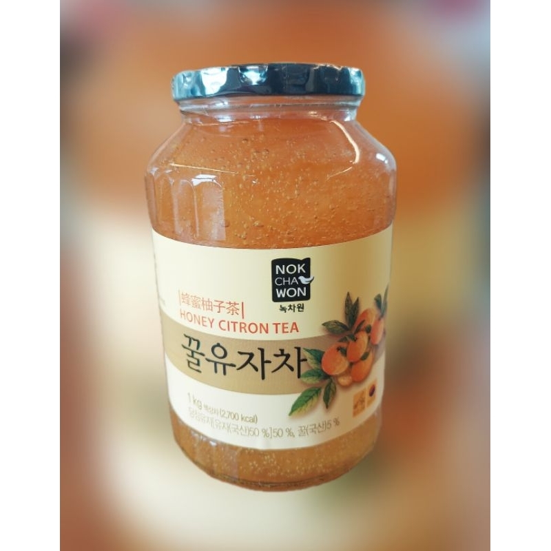 韓國製 蜂蜜柚子茶12KG  綠茶園
