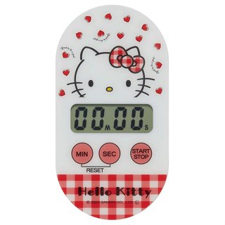 ♥小玫瑰日本精品♥ Hello kitty 磁吸式計時器 觸控螢幕計時器 ~ 5