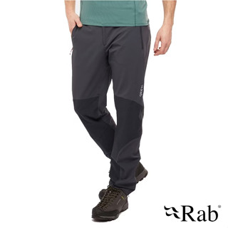 【RAB】QFU69 男款 Torque Pants 彈性耐用軟殼長褲/防風防潑水快乾排汗登山褲 鯨魚灰