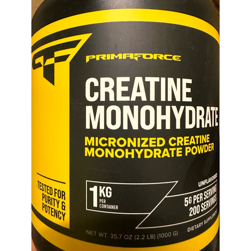 Primaforce Creamaforce 1公斤 一水肌酸 微粉化 1000g 兩百份*5g 全場最划算肌酸
