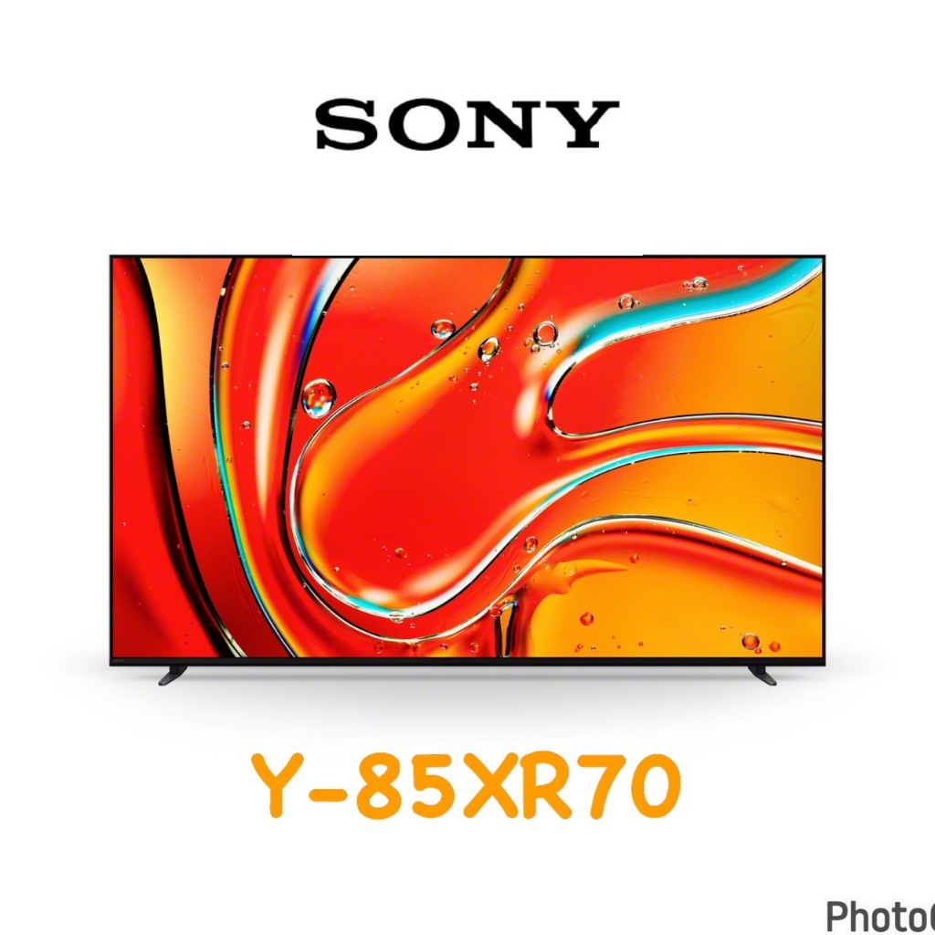 [SONY] 85型Bravia 7 Y-85XR70 mini LED智慧顯示器 Y-85XR70 XR70