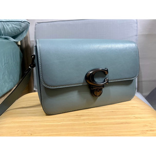 COACH 專櫃款 design studio 單肩手袋 斜背包 霧霾藍