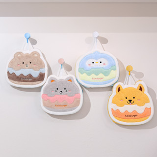 【星紅織品】珊瑚絨系列-漢堡小動物系列速乾擦手巾