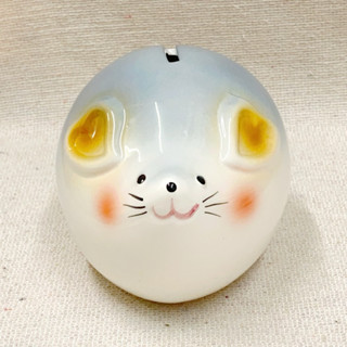 (全新現貨)彩色愛心小老鼠陶瓷存錢筒 十二生肖 存錢罐 陶瓷娃娃 居家擺飾 老鼠公仔 零錢撲滿 儲蓄罐 裝飾品 收藏品