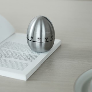 mooin moderne 摩登不鏽鋼計時器 蛋形 居家生活 餐廚配件 烘焙用具 計時器