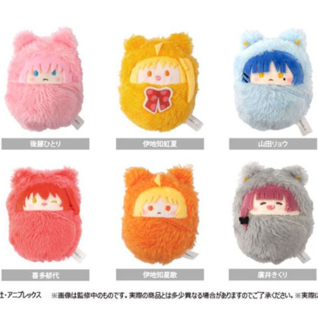 日版現貨 孤獨搖滾 娃娃 掌心娃 伊地知虹夏 喜多郁代 山田涼 伊地知星歌 後藤美智代 廣井菊理 波奇