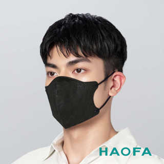 HAOFA氣密型99%防護醫療N95口罩(抗UV50+)-霧黑色(30入)