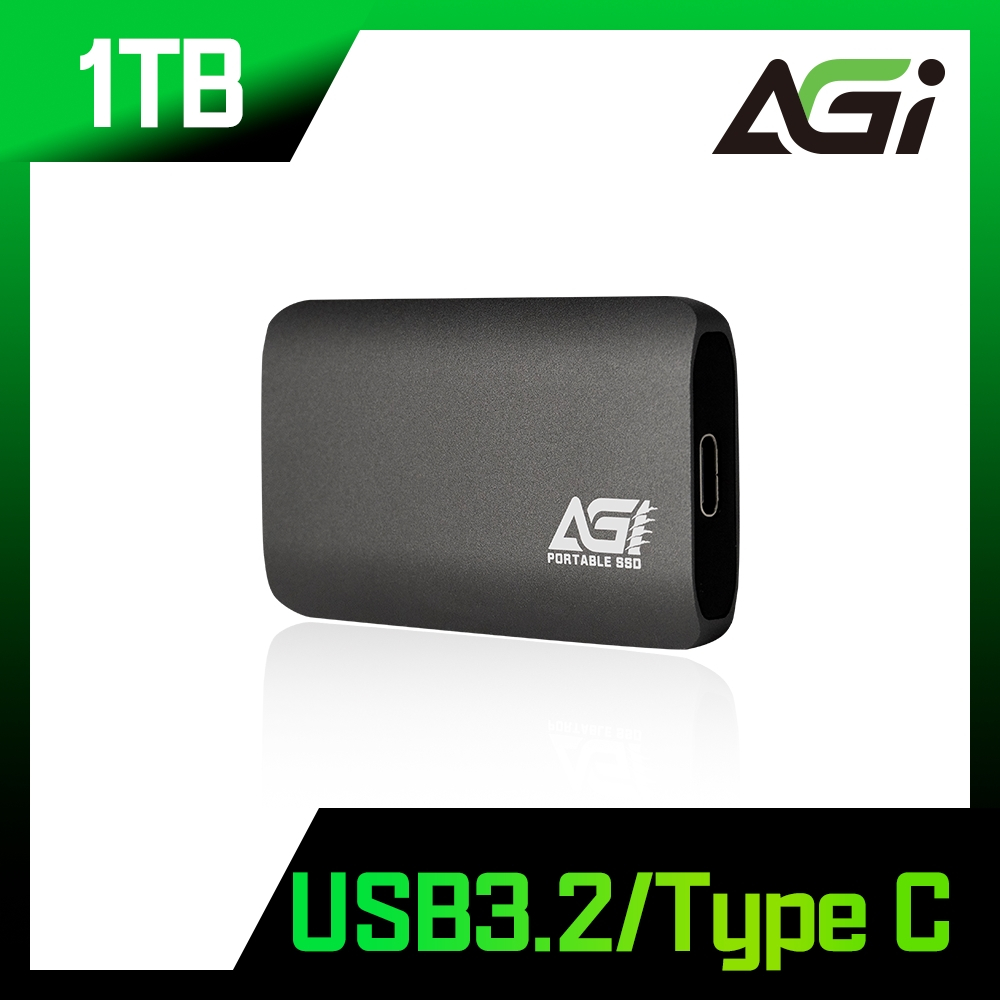 【AGI亞奇雷】AGI ED138 USB 3.2 1 2TB 外接式固態硬碟