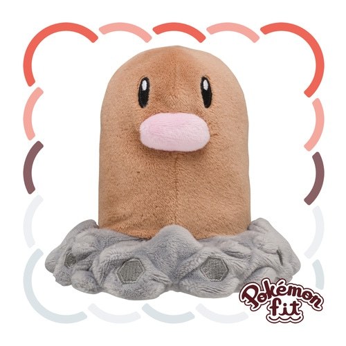 【米朧家】現貨 ❤️ 地鼠 布偶 娃娃 Pokémon fit ディグダ 寶可夢中心限定