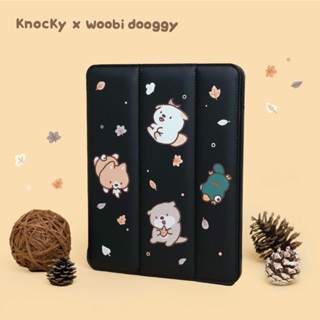 #哈秋【Knocky x 嗚比的朋友】iPad Air 4/5/6/Pro11 羽絨平板保護殼（含筆槽）