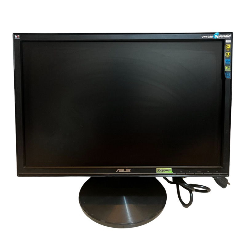 ❮二手❯ ASUS 華碩 19.5吋 液晶螢幕顯示器 高解析度寬螢幕 具備寬廣的可視角度 含電源線