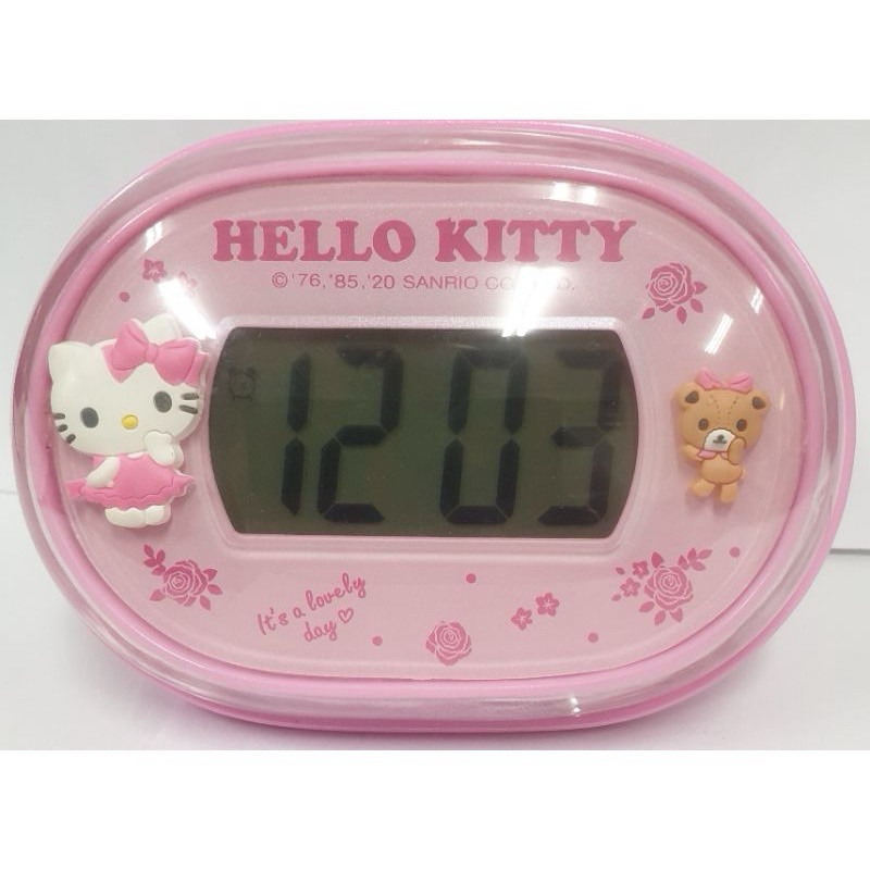全新 正版 KT HELKO KITTY語音報時鬧鐘 台灣製