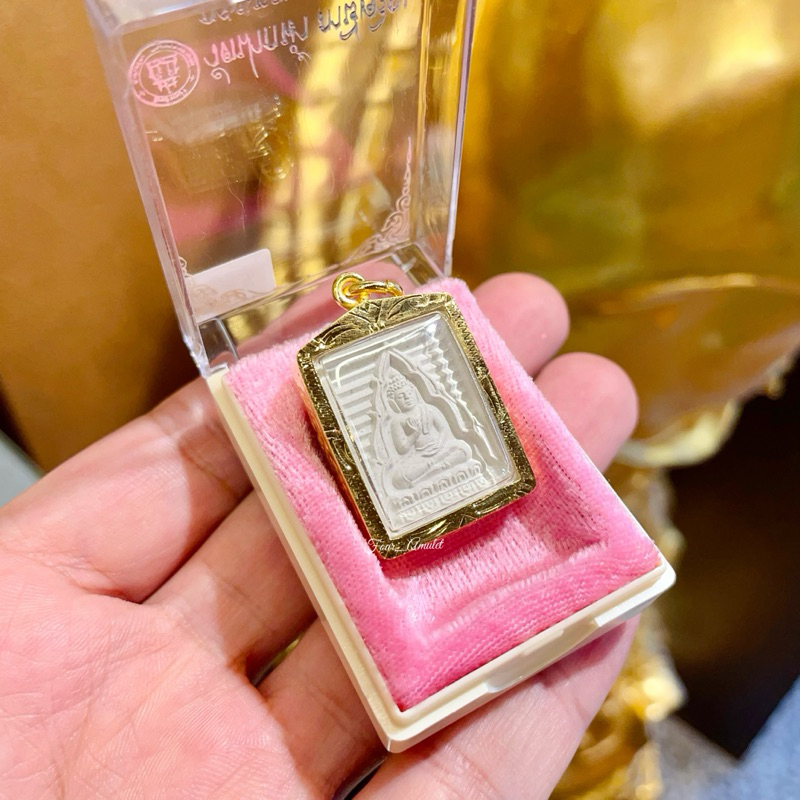「四方🇹🇭佛牌」龍婆術白欖寺「白欖佛」佛歷2535年「第七期 白欖佛 佛塔模型」