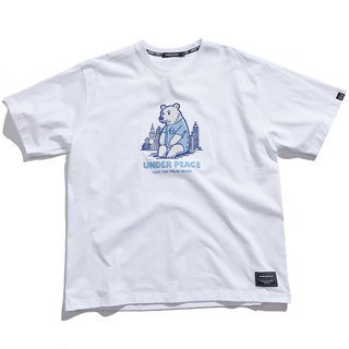 UNDER PEACE 24SS POLAR BEAR / TEE 北極熊 短T (白色) 化學原宿