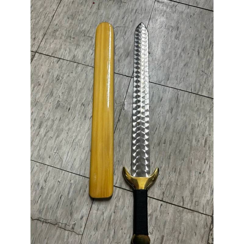 ▶龍江◀ 七星劍 五寶 乩童 乩身 人拿 總長 69公分 含原木殼 純鋼 剛肉 可操 限宗教使用