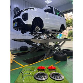 CMC ZINGER 專用 JK RACING SS1 前四活塞卡鉗組 搭配 330mm 兩片式碟盤 (前) ~ 車宮