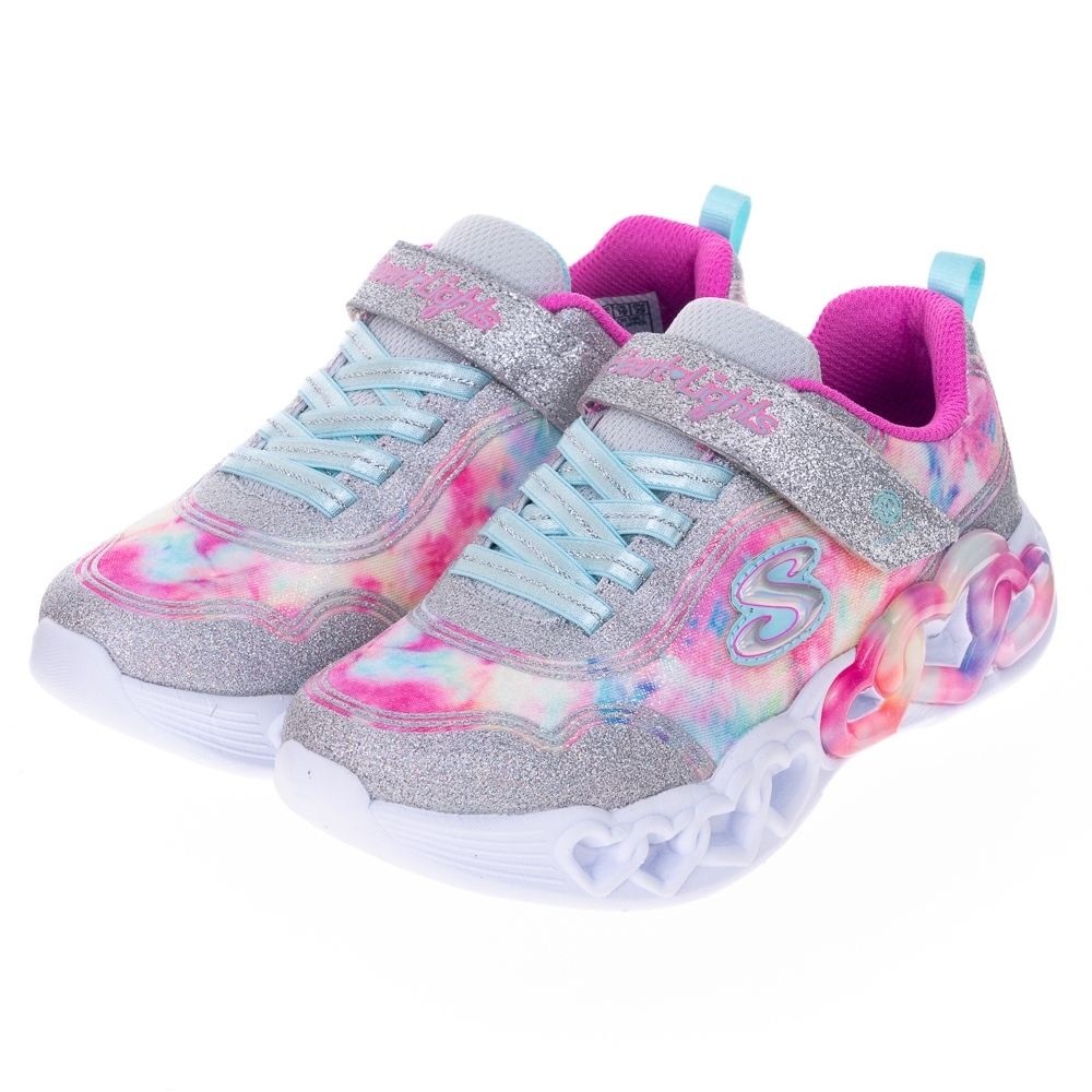 SKECHERS 童鞋 女童系列燈鞋 INFINITE HEART LIGHTS - 303753LSMLT