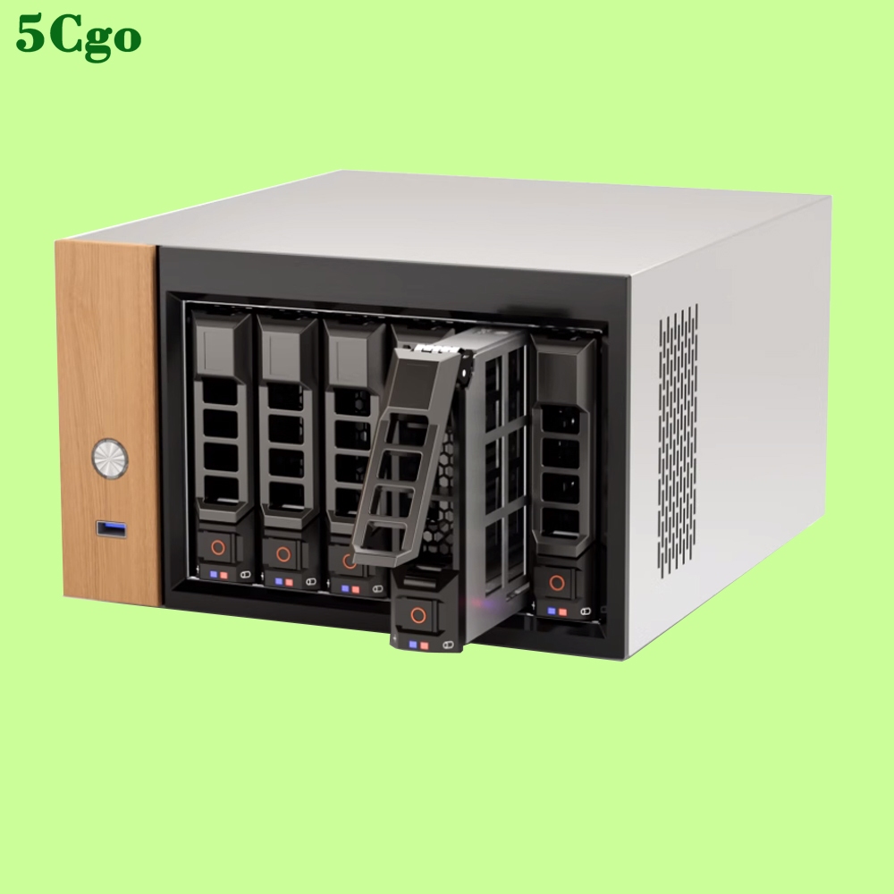 5Cgo.N5105/N6005/N100/N305六盤位 unraid 2.5G低功耗雲存黑群暉NAS存儲主機準系統
