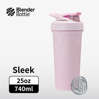 Blender Bottle Sleek按壓式不鏽鋼水壺/ 粉紅薔葳/ 25oz/ 740ml eslite誠品