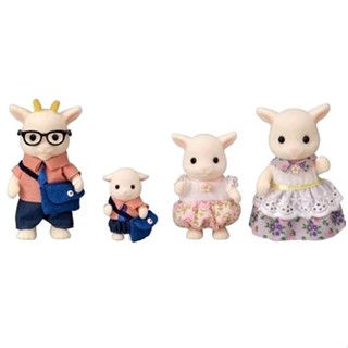 sylvanian families<日本森林家族>溫馨家庭人物配件 山羊家庭套組(人物*4 一家四口 眼鏡)家家酒玩具