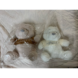 【迪士尼周邊】小熊維尼絨毛娃娃冬季款🌟全新正版臺灣現貨🌟維尼 娃娃 交換禮物 生日 玩偶 節日 聖誕 KHTOY 免運