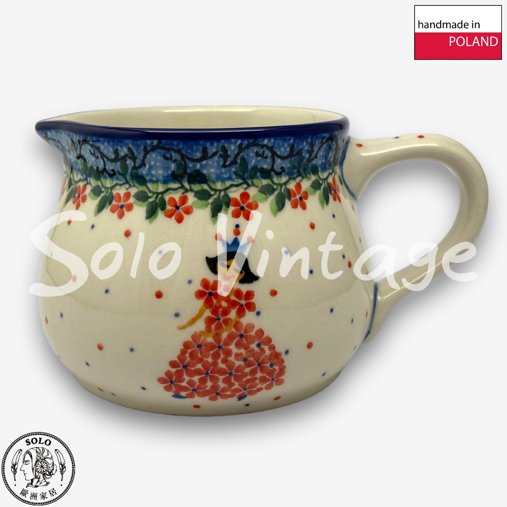 【SOLO歐洲家居】CA 波蘭陶 400ml 牛奶壺 紅公主系列 入門款 茶海 公道杯 果汁杯 禮物