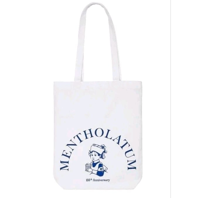 《現貨+電子發票》MENTHOLATUM曼秀雷敦 贈品-曼秀雷敦135週年帆布袋/曼秀雷敦帆布飲料提袋