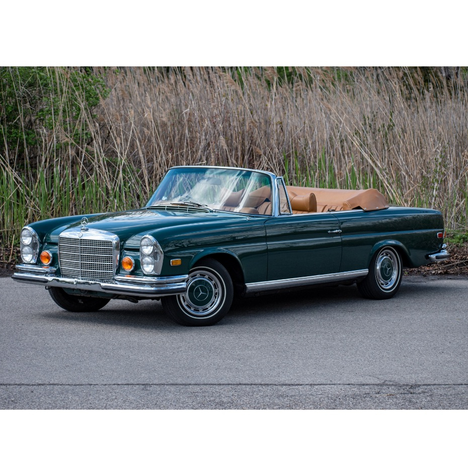 Maisto 1:18 1966 Mercedes Benz 280SE 賓士敞篷古董車 老奔馳稀有車款 W108