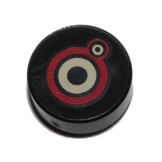 【金磚屋】98138PB297-2 LEGO 樂高零件 Black Tile, Round 1 x 1