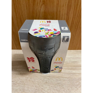 ［未使用］可口可樂 Coca Cola 麥當勞 2012 奧運紀念 曲線玻璃杯
