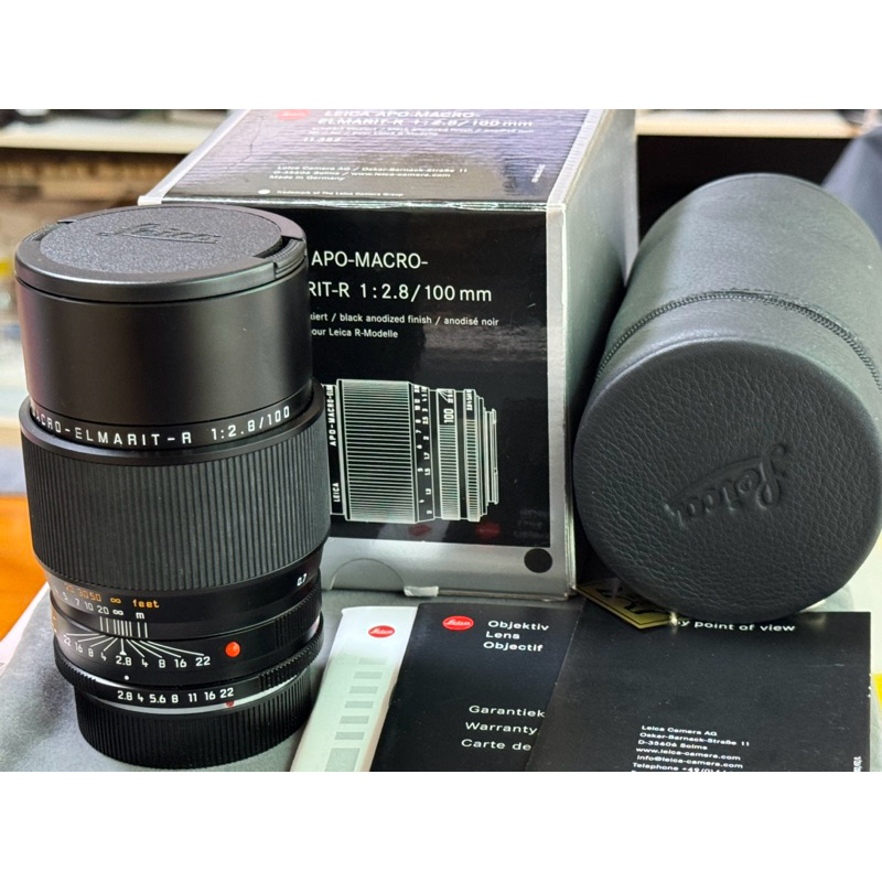 Leica APO Macro Elmarit 100mm f2.8 ROM 版 盒單全