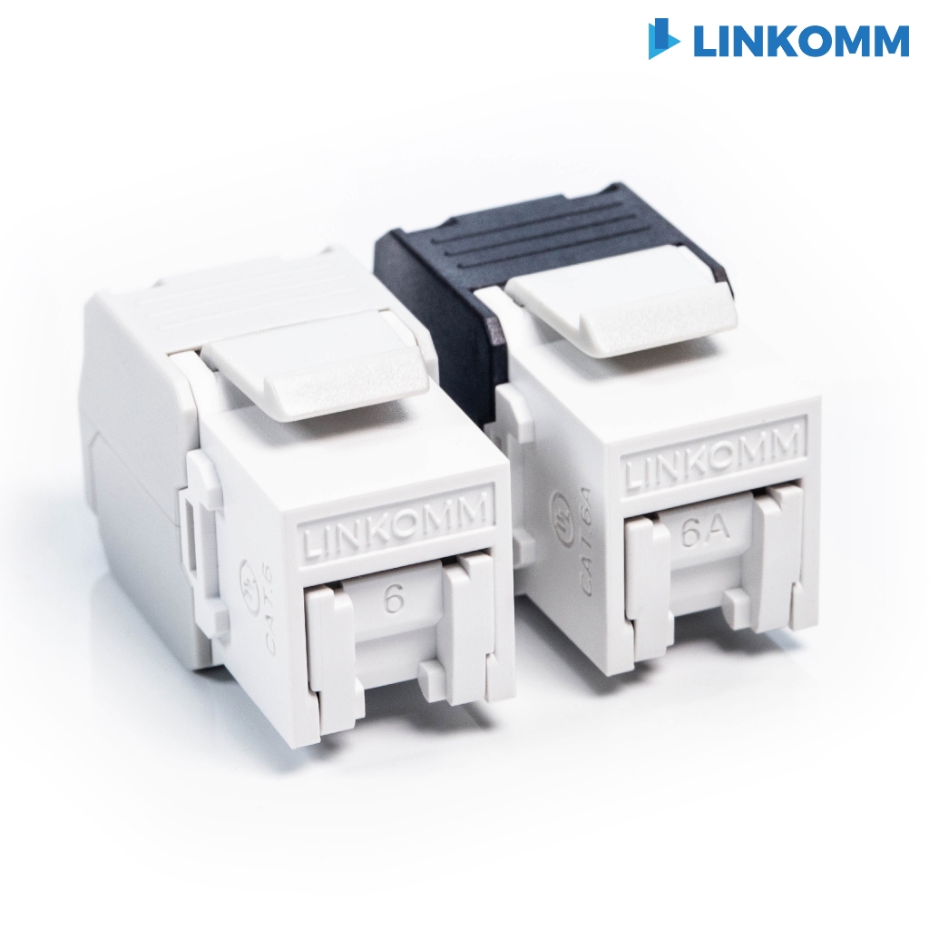 【LINKOMM】免工具防塵蓋資訊插座 CAT.6 CAT.6A DIY 防塵蓋 免工具組裝 資訊插座 免打線