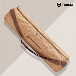 Tumaz月熊/瑜珈墊背袋 帆布/軟木 瑜珈墊背袋 雙背束口袋 背袋 (TPE、NR瑜珈墊適用) 免運臺灣現貨