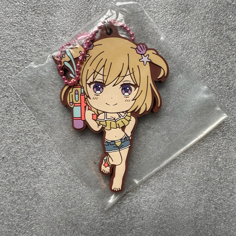 ￥My公仔￥ 日本限定 日版 出租女友 滿足度4 一番賞 I賞 海野幸 水原千鶴 七海麻美 浴衣 泳衣 軟膠吊飾 鑰匙圈