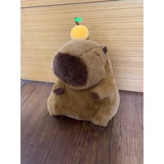 Capybara 卡皮巴拉 水豚系列 水豚娃娃 水豚揹包 造型揹包（附背帶）橘子絨毛娃娃 填充娃娃