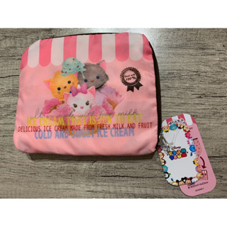 日本迪士尼商店 Disney Store｜貓兒歷險記 TSUM TSUM 冰淇淋 折疊 收納 環保袋 購物袋 包包