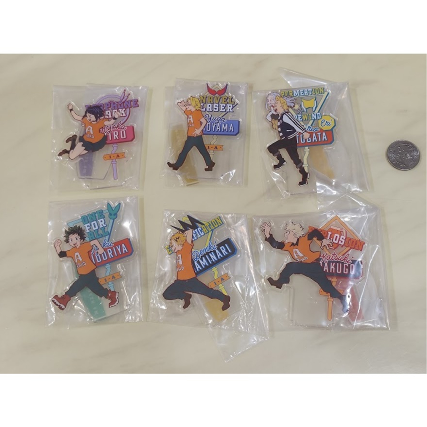 [睡睡蛙小池] 我的英雄學院 立牌 壓克力 一番賞 學園祭 蛙吹梅雨 切島銳兒郎 葉隱透 耳郎響香 青山優雅