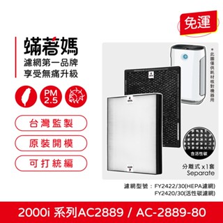 適用 飛利浦 PHILIPS AC2889 AC-2889 舒眠抗敏空氣清淨機 FY2420 FY2422 濾網
