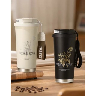 316不鏽鋼保溫杯 隨行咖啡杯 吸管杯子 530ml