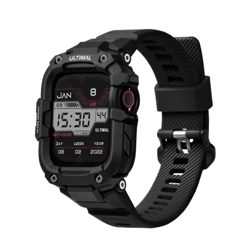下殺便宜賣🔥 Ultimal 軍規防護保護殼  Apple Watch 45cm 錶帶一體成型