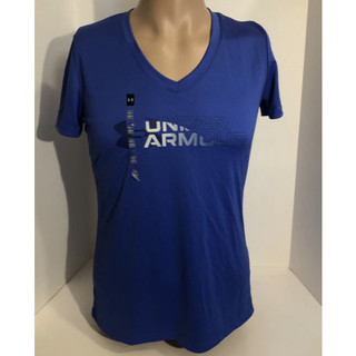 【UNDER ARMOUR】Velocity 字標 T 卹（藍色、S號）- 1366968