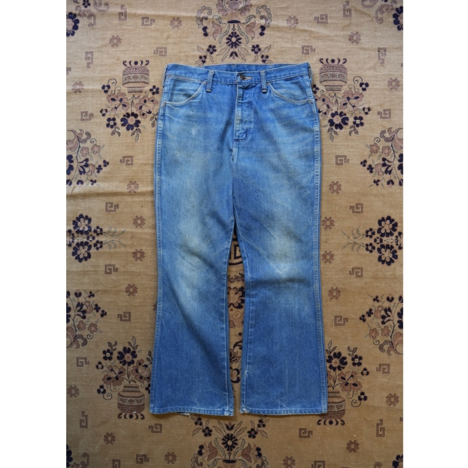 『魁KUI-VINTAGE』二手 古著 70s-80s Wrangler 靴型牛仔褲