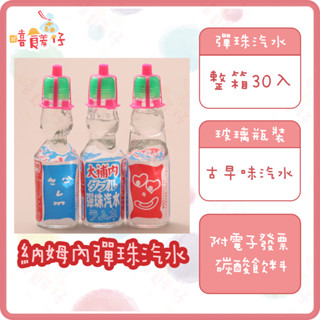 納姆內彈珠汽水 整箱 30入 玻璃瓶裝 大補內 碳酸飲料 三太子 大布袋人 太子爺 古早味汽水 汽水 飲品【嘻饈仔現貨】