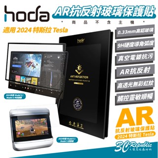 hoda AR 抗反射 9h 玻璃貼 保護貼 中控 後螢幕 螢幕貼 適 2024 特斯拉 Tesla