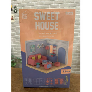 全新正版POP MART泡泡瑪特系列客廳 展示櫃 模型屋 模型展示